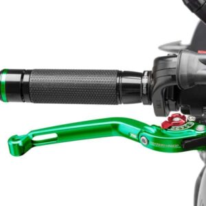 Puig Foldable Brake Lever 16'C/Green Selector C/Red