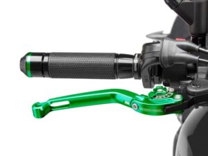 Puig Foldable Brake Lever 16'C/Green Selector C/Green
