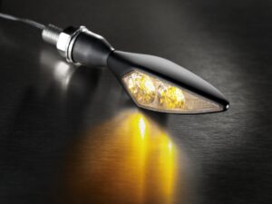 Kellermann micro Rhombus Extreme black Front left/Rear right* with clear glass