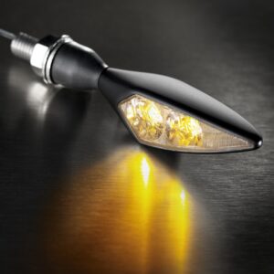 Kellermann micro Rhombus Extreme black Front left/Rear right* with clear glass