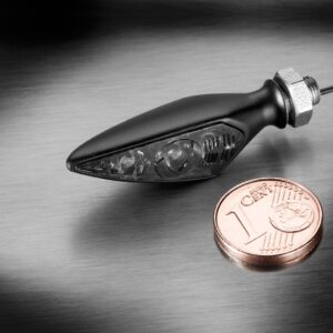 Kellermann Rhombus S Dark black Front left/Rear right* with strongly tinted glas