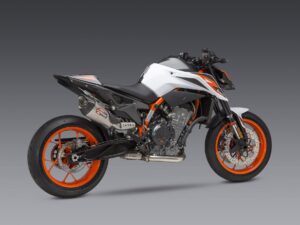 Yoshimura 890 DUKE R 20-21 / 790 DUKE 19-20 AT2 Stainless Slip-On Exhaust, w/ St