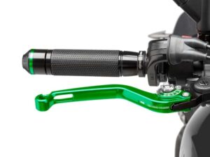 Puig Unfoldable Brake Lever 16'C/Green Selector C/Silve