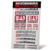 Yoshimura Yoshimura Decal Sheet 8mil 12" x 19"