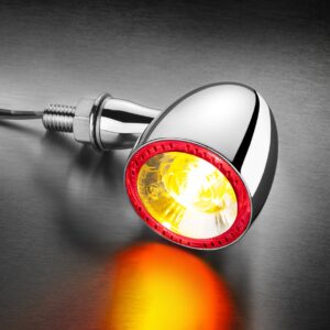 Kellermann Bullet 1000® DF chrome with clear glass