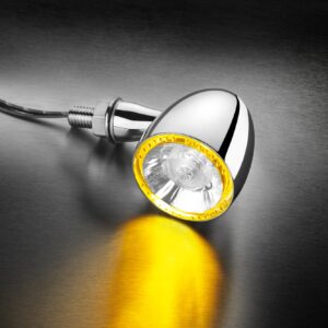 Kellermann Bullet 1000® PL chrome with clear glass