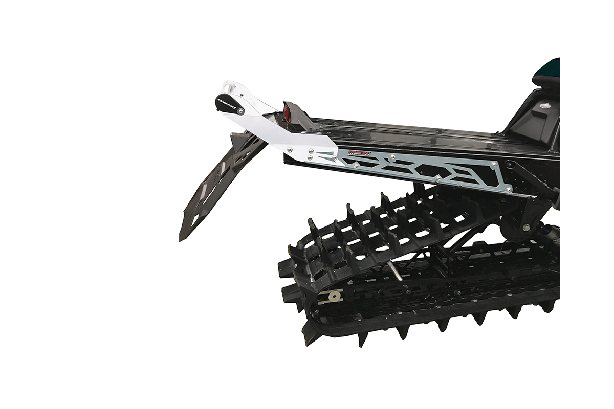 SPI Takapuskuri Hide'N'Go Polaris AXYS 155" Hopea/Valkoinen