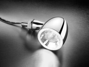 Kellermann Bullet 1000® PL White chrome with clear glass