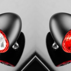 Kellermann Bullet 1000® RB black with clear glass