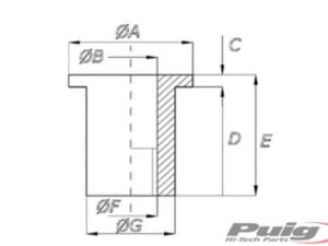 Puig M4 Wellnuts (25 Unit)  14 X 5 X 1,5 X 11,5 X 13 X 10