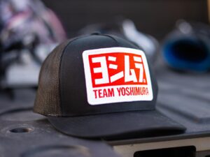 Yoshimura Team Snapback Trucker Hat Black