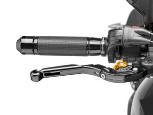 Puig Brake Lever 16'C/Black Exten. C/Black Selec.C/Gold