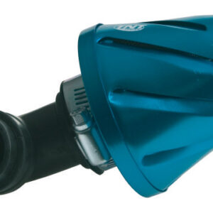 Tec-X Ilmasuodatin, EVO I, Hopea, Kiinitys Ø 28/32mm , Suora + 90°