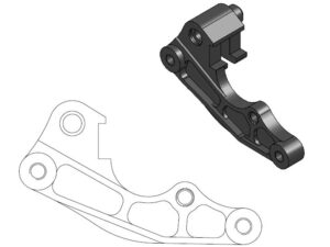 Moto-Master Adapteri OS Ø260 Honda