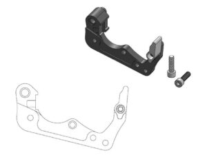 Moto-Master Adapteri KTM: Factory eteen Ø260mm musta