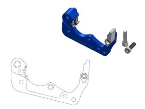Moto-Master Adapteri Husqvarna: Factory eteen Ø260mm Sininen incl. clip, for Mag