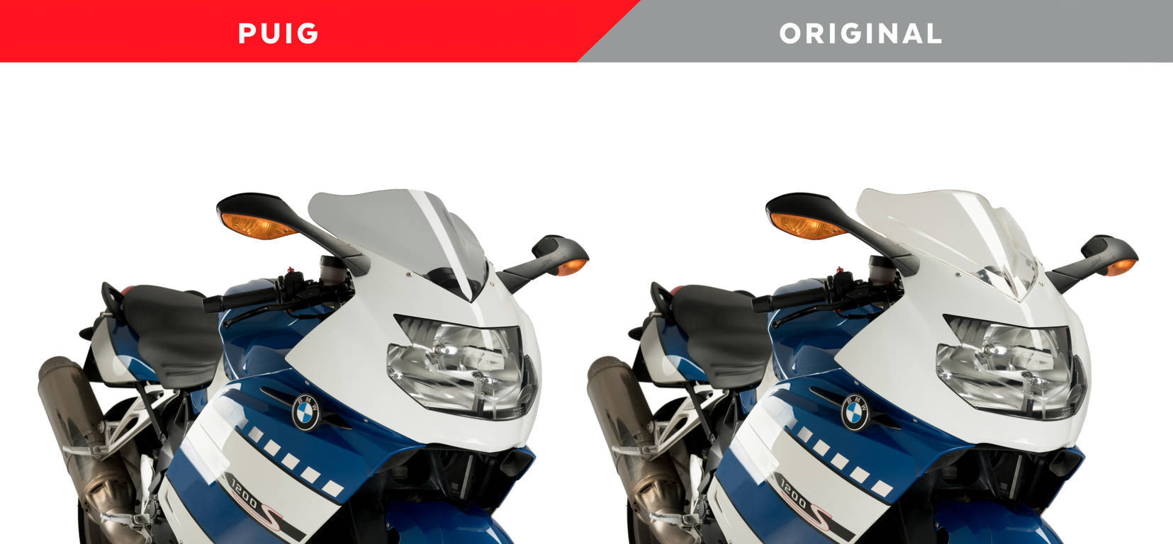 Puig Racing Screen Bmw K1200S 04-08/K1300S 09-16 C/Clea