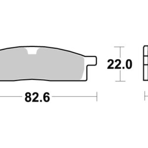 Sbs Jarrupalat Sintered Offroad