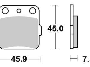Sbs Jarrupalat Sintered Offroad