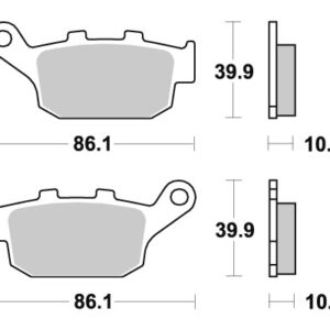 Sbs Jarrupalat Carbon Tech Taakse