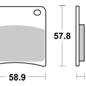 Sbs Jarrupalat Sintered Taakse