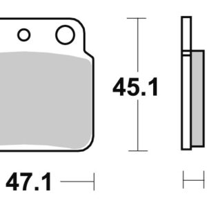 Sbs Jarrupalat Sintered Offroad