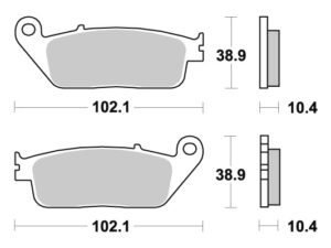Sbs Jarrupalat Ceramic Taakse