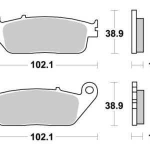 Sbs Jarrupalat Ceramic Taakse