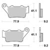 Sbs Jarrupalat Sintered Taakse