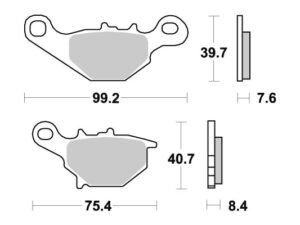 Sbs Jarrupalat Carbon Silver