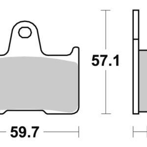 Sbs Jarrupalat Sintered Taakse