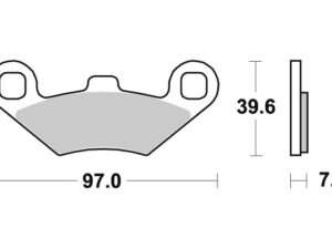 Sbs Jarrupalat Sintered Offroad