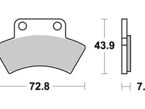 Sbs Jarrupalat Sintered Offroad