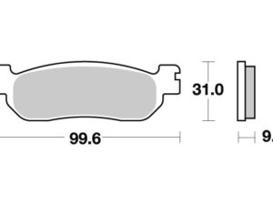 Sbs Jarrupalat Sintered Taakse