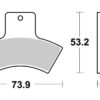 Sbs Jarrupalat Sintered Offroad