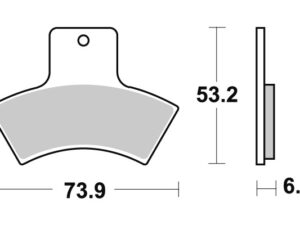 Sbs Jarrupalat Sintered Offroad