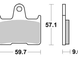 Sbs Jarrupalat Sintered Taakse