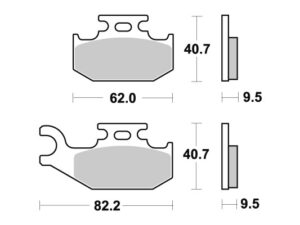 Sbs Jarrupalat Sintered Offroad