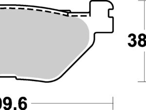 Sbs Jarrupalat Sintered Taakse