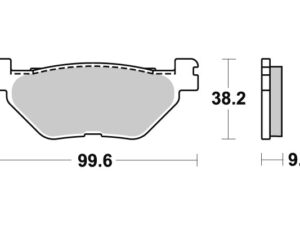 Sbs Jarrupalat Sintered Taakse