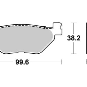 Sbs Jarrupalat Sintered Taakse