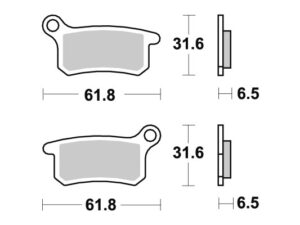 Sbs Jarrupalat Sintered Offroad