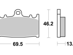 Sbs Jarrupalat Sintered Taakse