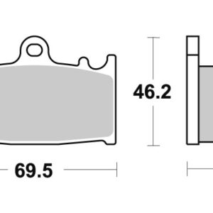Sbs Jarrupalat Sintered Taakse