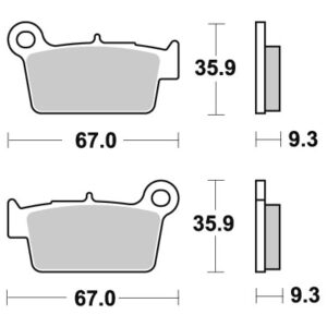 Sbs Jarrupalat Racing Sintered