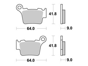 Sbs Jarrupalat Sintered Offroad