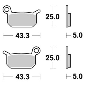 Sbs Jarrupalat Racing Sintered