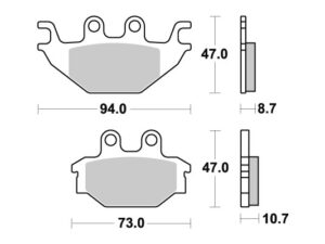 Sbs Jarrupalat Sintered Offroad