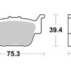 Sbs Jarrupalat Sintered Offroad