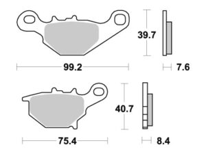 Sbs Jarrupalat Racing Sintered